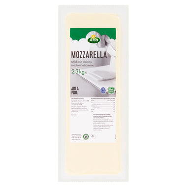 Arla Pro Mozzarella Block 8 x 2.3kg