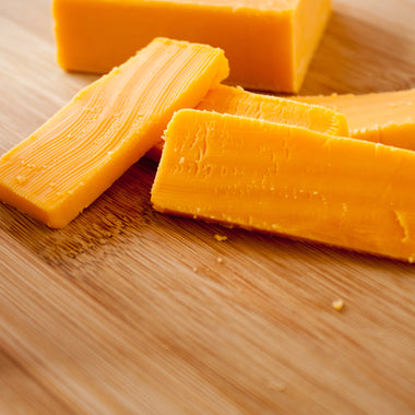 coloured mild cheddar block